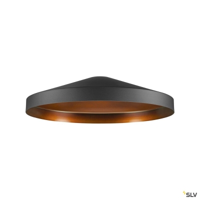 SLV LALU® TETRA 36, Leuchtenschirm, E27 Base, Mix&Match, H: 8.9 cm, schwarz / bronze