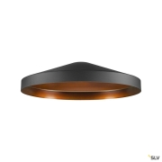 LALU® TETRA 36, Leuchtenschirm, E27 Base, Mix&Match, H: 8.9 cm, schwarz / bronze