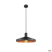 LALU® TETRA 36, Leuchtenschirm, E27 Base, Mix&Match, H: 8.9 cm, schwarz / bronze