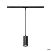 ASTO TUBE, 1~ Pendelleuchte, GU10, Pendellänge 250 cm, 1 x max. 10 W, schwarz