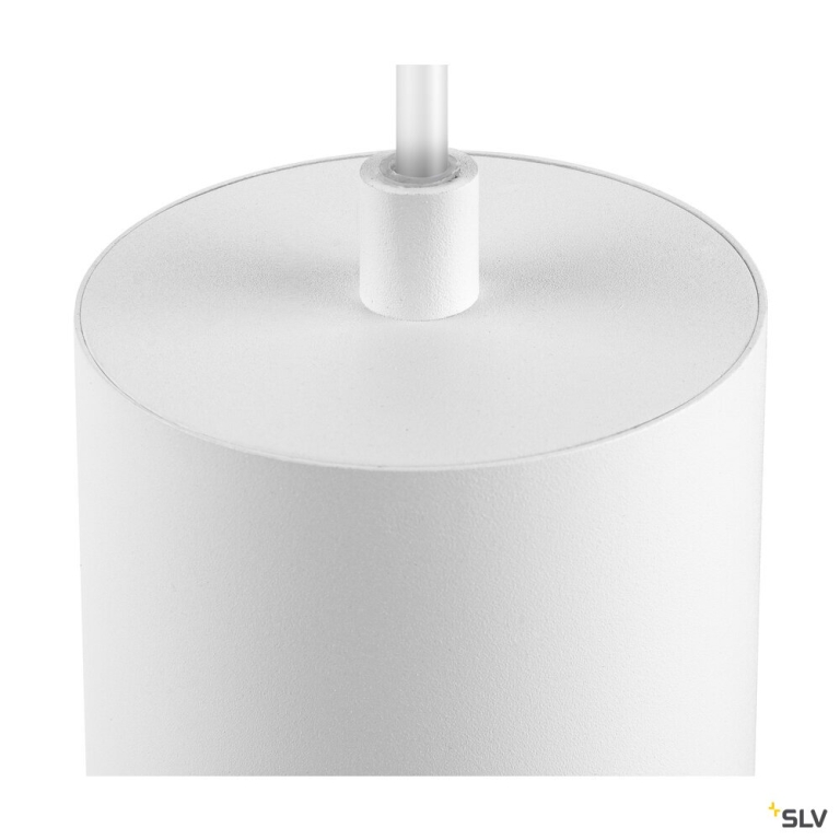 SLV ASTO TUBE, 1~ Pendelleuchte, GU10, Pendellänge 250 cm, 1 x max. 10 W, weiß