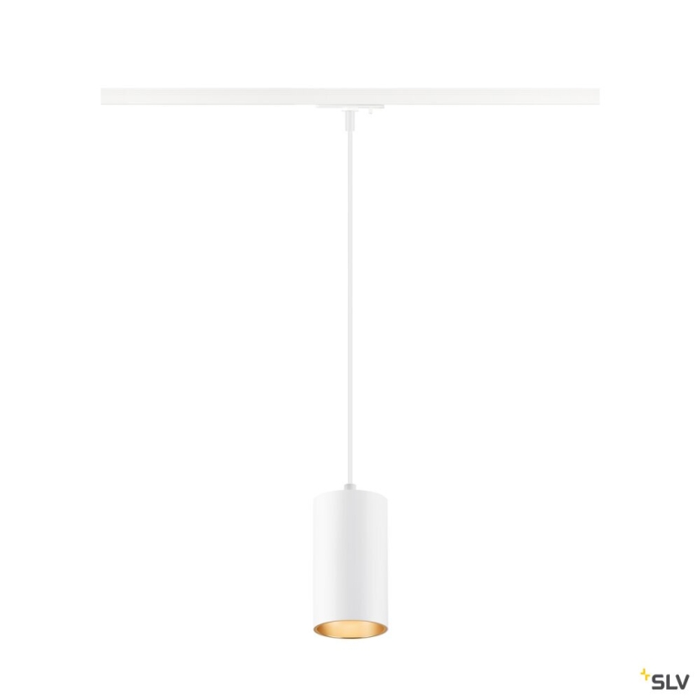 SLV ASTO TUBE, 1~ Pendelleuchte, GU10, Pendellänge 250 cm, 1 x max. 10 W, weiß