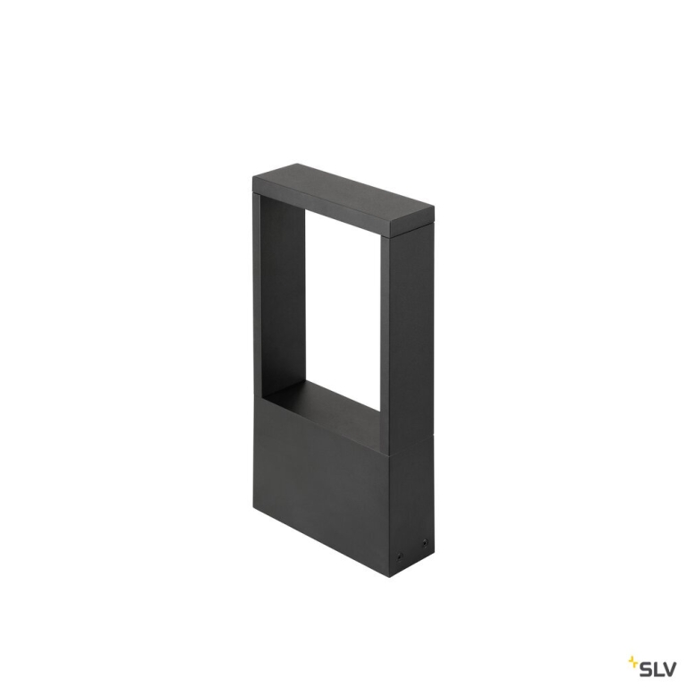 SLV FLATT II 36, Stehleuchte, PHASE, 2700 K, IP65, quadratisch, schwarz