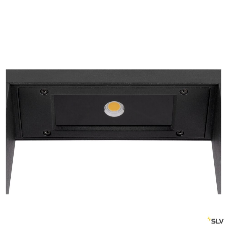 SLV FLATT II 62, Stehleuchte, PHASE, 2700 K, IP65, quadratisch, schwarz