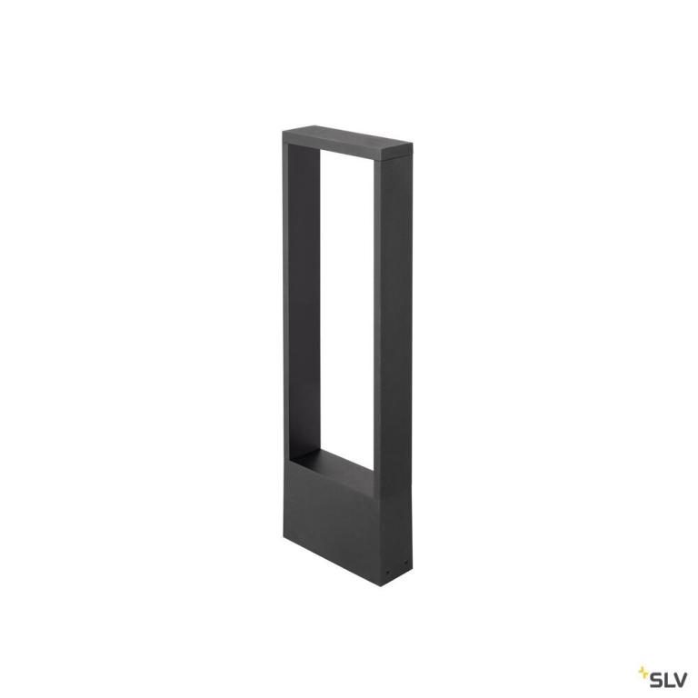 SLV FLATT II 62, Stehleuchte, PHASE, 2700 K, IP65, quadratisch, schwarz
