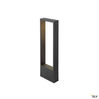 SLV FLATT II 62, Stehleuchte, PHASE, 2700 K, IP65, quadratisch, schwarz