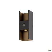 FLATT II, Wandaufbauleuchte, SENSOR, 2700 K, max. 10 W, schwarz