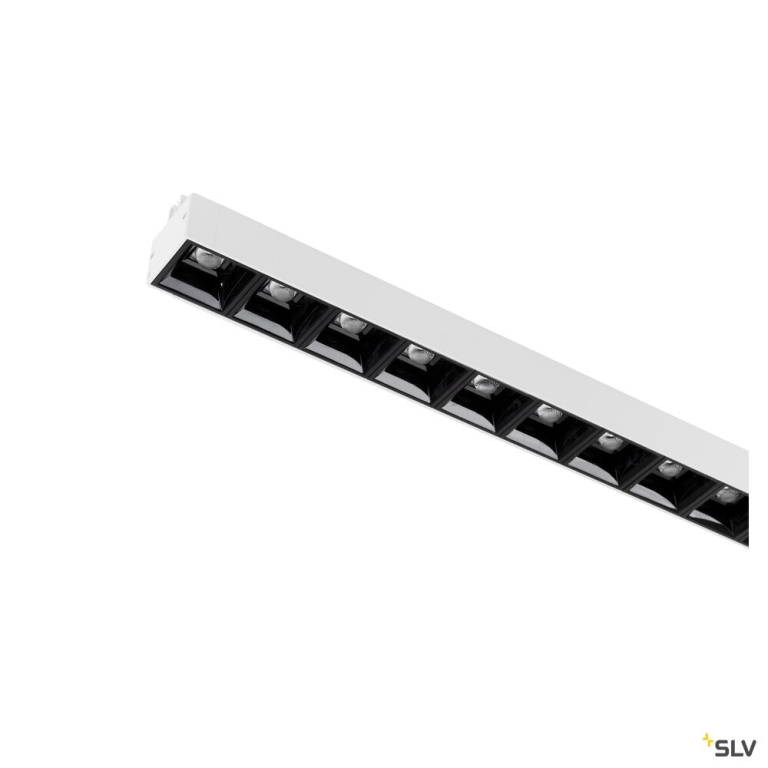 SLV SIGHT EVO, 3~ Spot, single, rechteckig, 3000 K, 18 W, 60°, weiß / schwarz