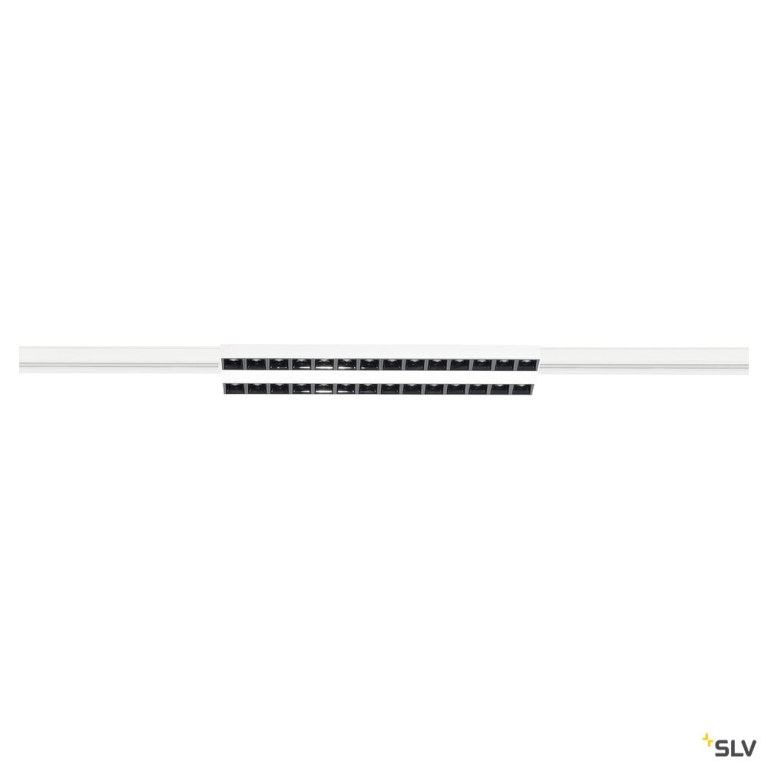 SLV SIGHT EVO, 3~ Spot, double, rechteckig, 4000 K, 25 W, 60°, weiß / schwarz
