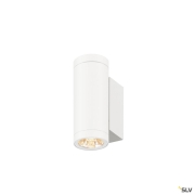HELIA PRO S, Wandaufbauleuchte, up/down, DALI, P2, zylindrisch, 2700 K, 12 W, 24°, weiß
