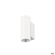 HELIA PRO S, Wandaufbauleuchte, up/down, DALI, P2, zylindrisch, 2700 K, 12 W, 24°, weiß