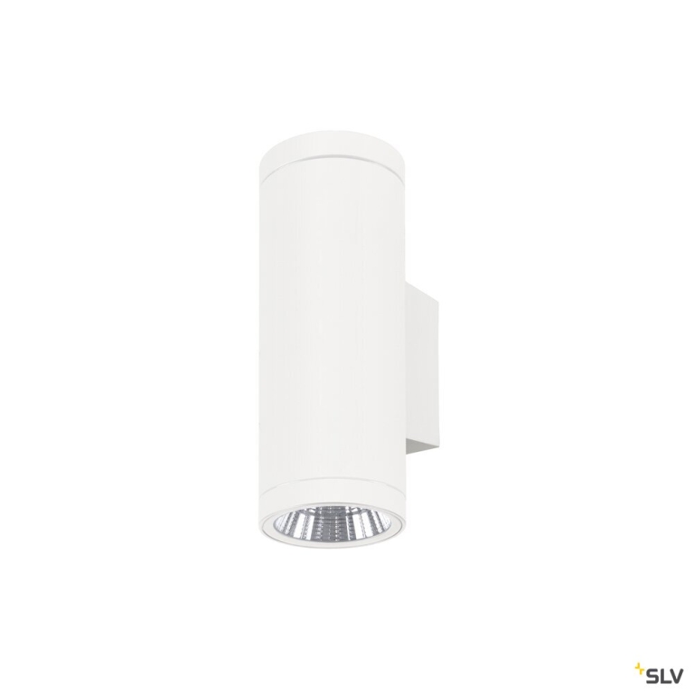 SLV HELIA PRO L, Wandaufbauleuchte, single, DALI, P1, zylindrisch, 2700 K, 10 W, 24°, weiß