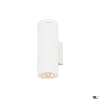 SLV HELIA PRO L, Wandaufbauleuchte, single, DALI, P1, zylindrisch, 2700 K, 10 W, 24°, weiß