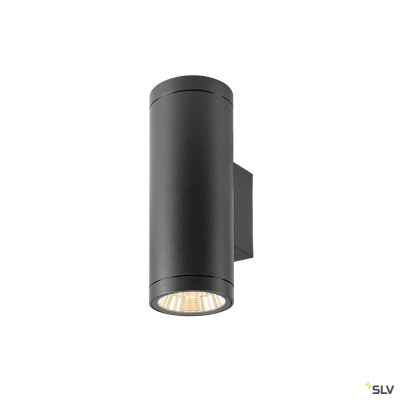 SLV HELIA PRO L, Wandaufbauleuchte, up/down, DALI, P2, 2700 K, 30 W, touch, 24°, anthrazit