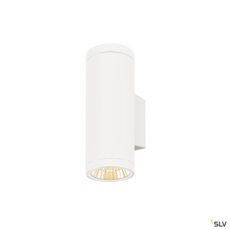 SLV HELIA PRO L, Wandaufbauleuchte, up/down, DALI, P2, 2700 K, 30 W, touch, 24°, weiß
