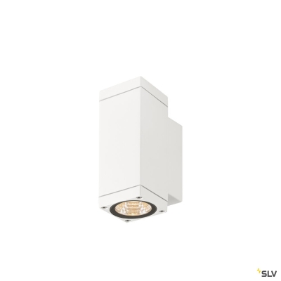 SLV THEO PRO S, Wandaufbauleuchte, up/down, DALI, P1, rechteckig, 2700 K, 6 W, 24°, weiß