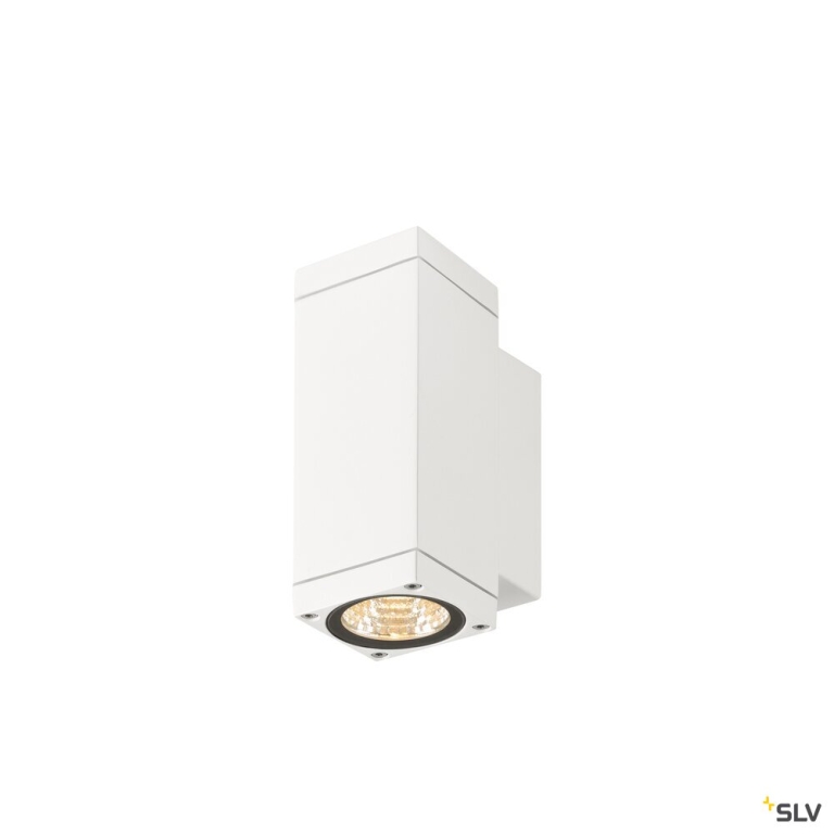 SLV THEO PRO S, Wandaufbauleuchte, single, DALI, P2, rechteckig, 2700 K, 6 W, 24°, weiß
