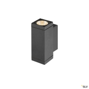 THEO PRO S, Wandaufbauleuchte, up/down, DALI, P2, rechteckig, 2700 K, 12 W, 24°, anthrazit