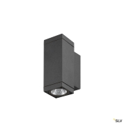 THEO PRO S, Wandaufbauleuchte, up/down, DALI, P2, rechteckig, 2700 K, 12 W, 24°, anthrazit