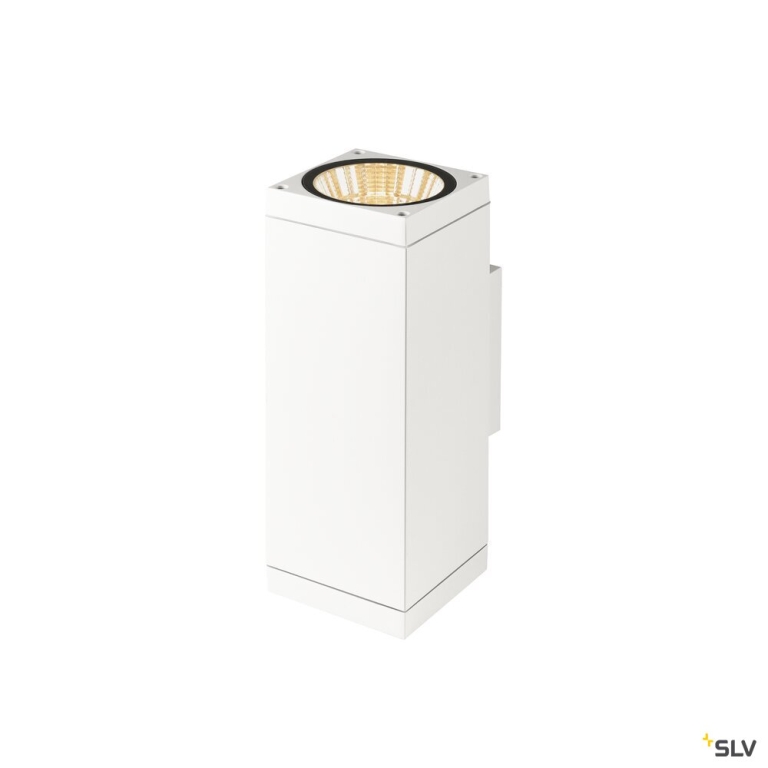 SLV THEO PRO L, Wandaufbauleuchte, up/down, DALI, P1, 2700 K, 20 W, touch, 24°, weiß