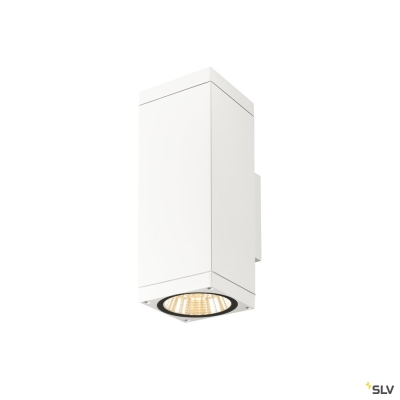 SLV THEO PRO L, Wandaufbauleuchte, up/down, DALI, P2, 2700 K, 30 W, touch, 24°, weiß