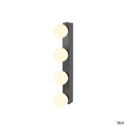 SUN Mirror, Wandaufbauleuchte, quad, 2700/3000/4000 K, TOUCH button, 18 W,  IP44, schwarz