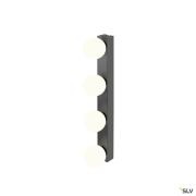 SUN Mirror, Wandaufbauleuchte, quad, 2700/3000/4000 K, TOUCH button, 18 W,  IP44, schwarz