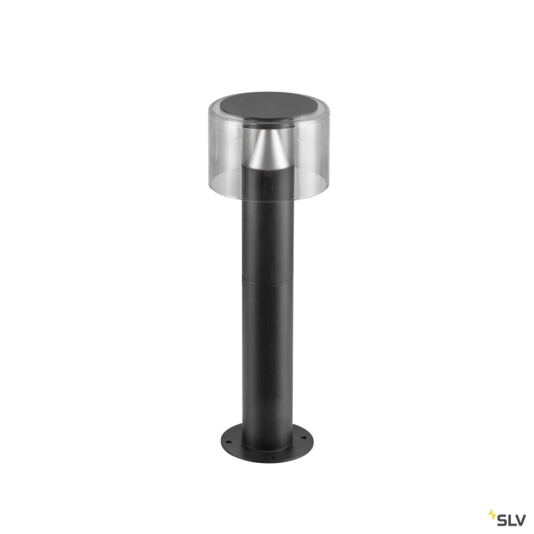 SLV TAHA II 45, Stehleuchte, PHASE, 2200/2700 K, IP65, zylindrisch, schwarz