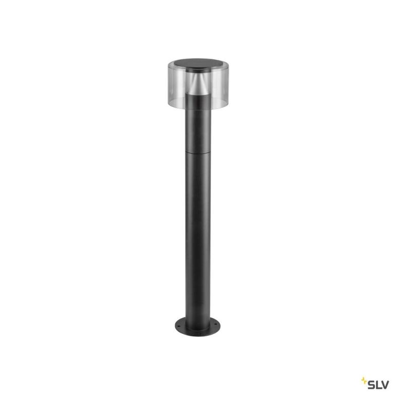 SLV TAHA II 70, Stehleuchte, PHASE, 2200/2700 K, IP65, zylindrisch, schwarz