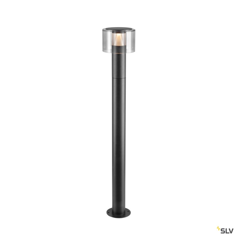 SLV TAHA II 90, Stehleuchte, PHASE, 2200/2700 K, IP65, zylindrisch, schwarz