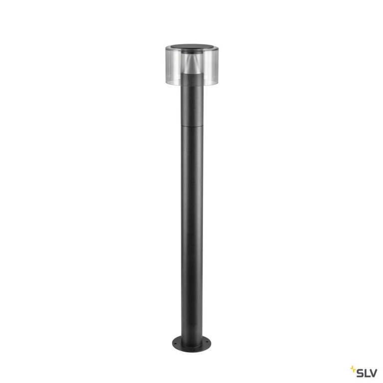 SLV TAHA II 90, Stehleuchte, PHASE, 2200/2700 K, IP65, zylindrisch, schwarz