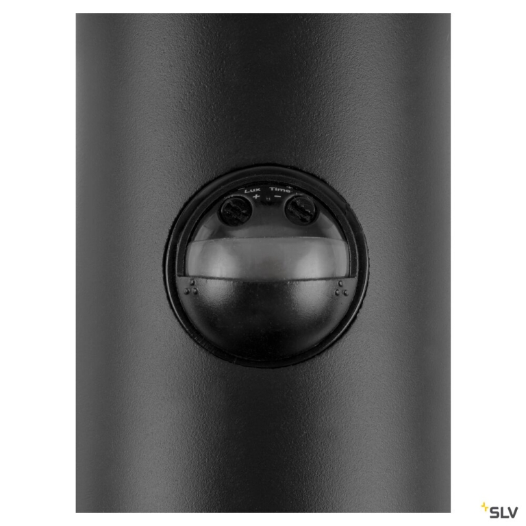 SLV TAHA II 70, Stehleuchte, SENSOR, 2200/2700 K, IP54, zylindrisch, schwarz