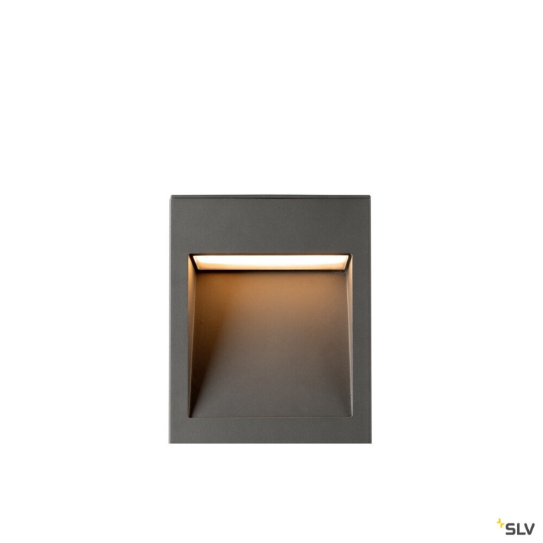 SLV QUAD PRO 60, Stehleuchte, DALI, 2200 K, IP65, rechteckig, anthrazit