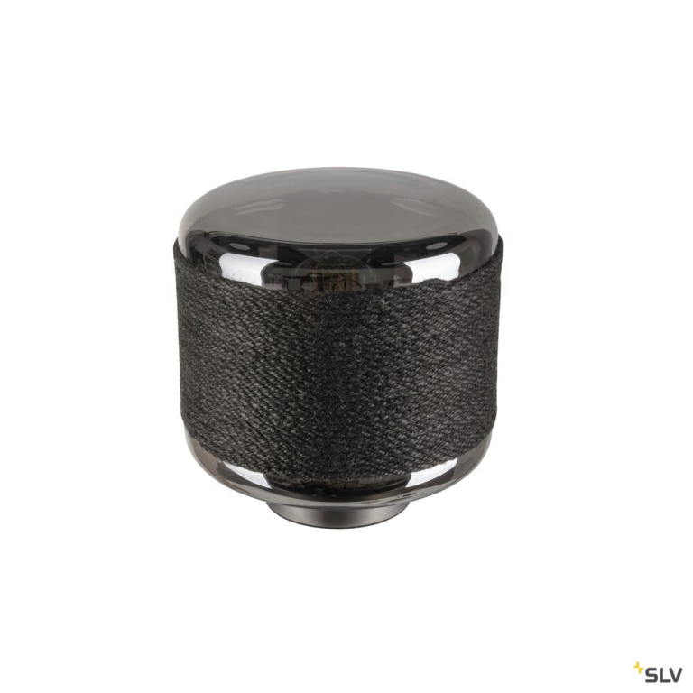 SLV PANTILO ROPE 19, Tischleuchte, E27, zylindrisch, 1 x max. 15 W, silber