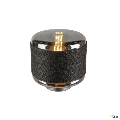 SLV PANTILO ROPE 19, Tischleuchte, E27, zylindrisch, 1 x max. 15 W, silber