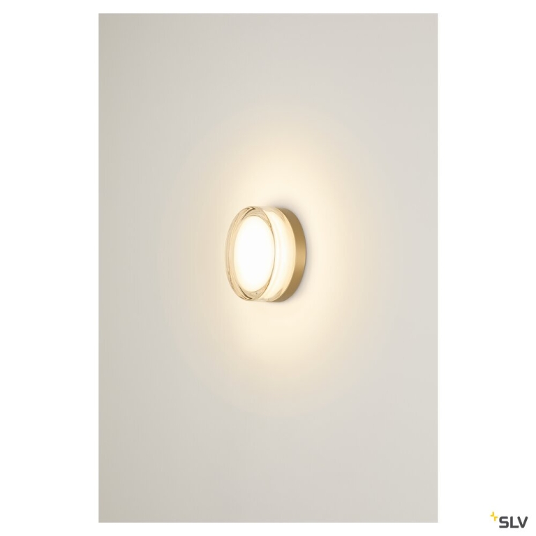 SLV CYFT XL, Wand- und Deckenaufbauleuchte, 2700/3000/4000 K, 15 W, PHASE, 125°, IP65 schwarz / klar