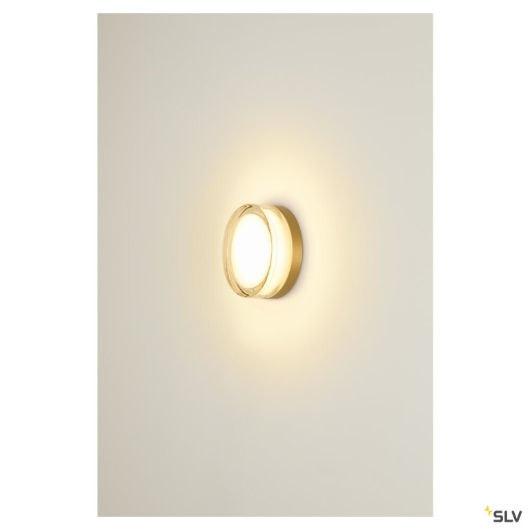 SLV CYFT XL, Wand- und Deckenaufbauleuchte, 2700/3000/4000 K, 15 W, PHASE, 125°, IP65 schwarz / klar