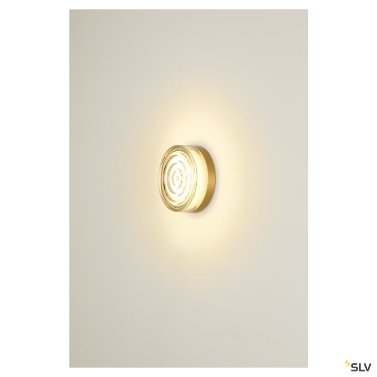 SLV CYFT WAVE XL, Wand- und Deckenaufbauleuchte, 2700/3000/4000 K, 15 W, PHASE, 105°, IP65 schwarz / klar