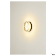 CYFT WAVE XL, Wand- und Deckenaufbauleuchte, 2700/3000/4000 K, 15 W, PHASE, 105°, IP65 schwarz / klar