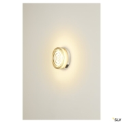 CYFT WAVE XL, Wand- und Deckenaufbauleuchte, 2700/3000/4000 K, 15 W, PHASE, 105°, IP65 schwarz / klar