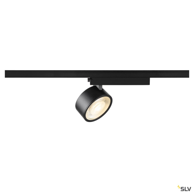 SLV KALU 2.0, 1~ Spot, PHASE, zylindrisch, 2700 K, 10 W, 36°, schwarz