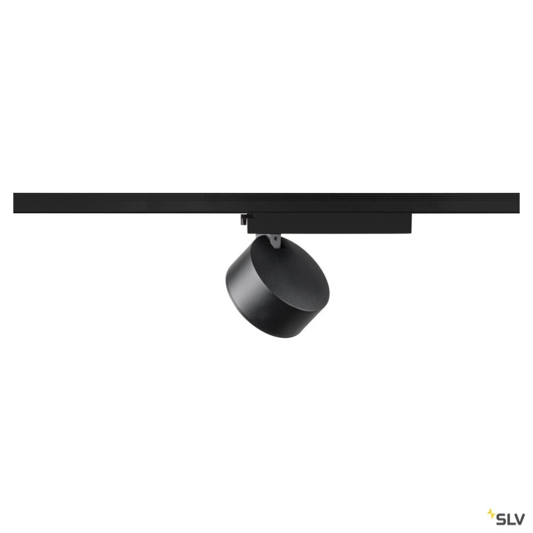 SLV KALU 2.0, 1~ Spot, PHASE, zylindrisch, 2700 K, 10 W, 36°, schwarz