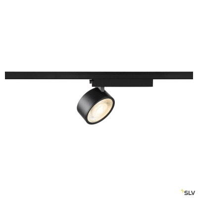 SLV KALU 2.0, 1~ Spot, PHASE, zylindrisch, 2700 K, 10 W, 36°, schwarz