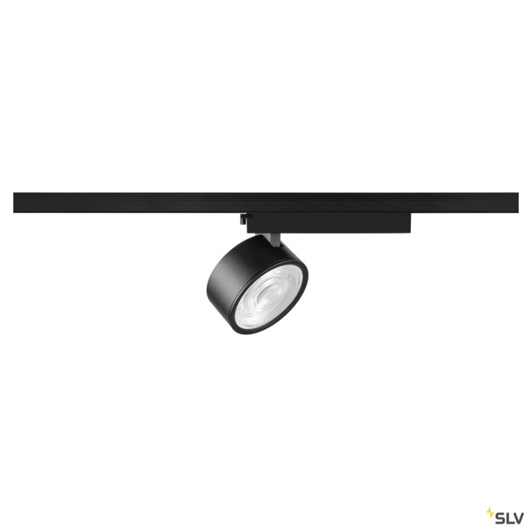 SLV KALU 2.0, 1~ Spot, PHASE, zylindrisch, 3000 K, 10 W, 36°, schwarz