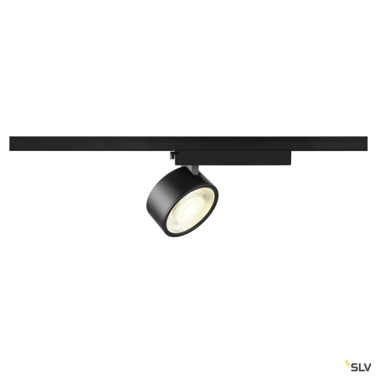 SLV KALU 2.0, 1~ Spot, PHASE, zylindrisch, 4000 K, 10 W, 36°, schwarz