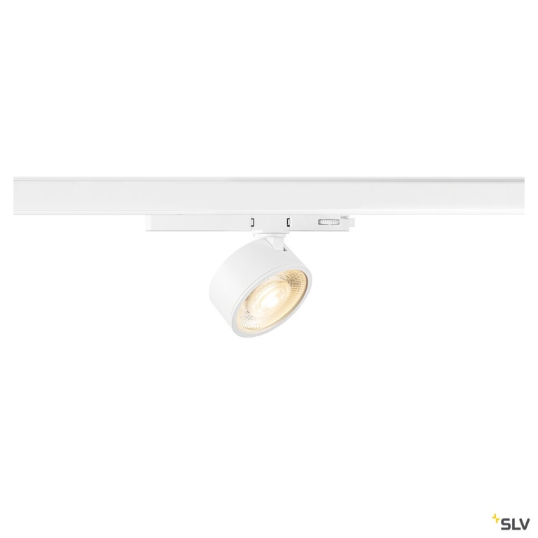 SLV KALU 2.0, 3~ Spot, PHASE, zylindrisch, 2700 K, 10 W, 36°, weiß
