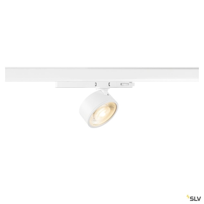 SLV KALU 2.0, 3~ Spot, PHASE, zylindrisch, 2700 K, 10 W, 36°, weiß