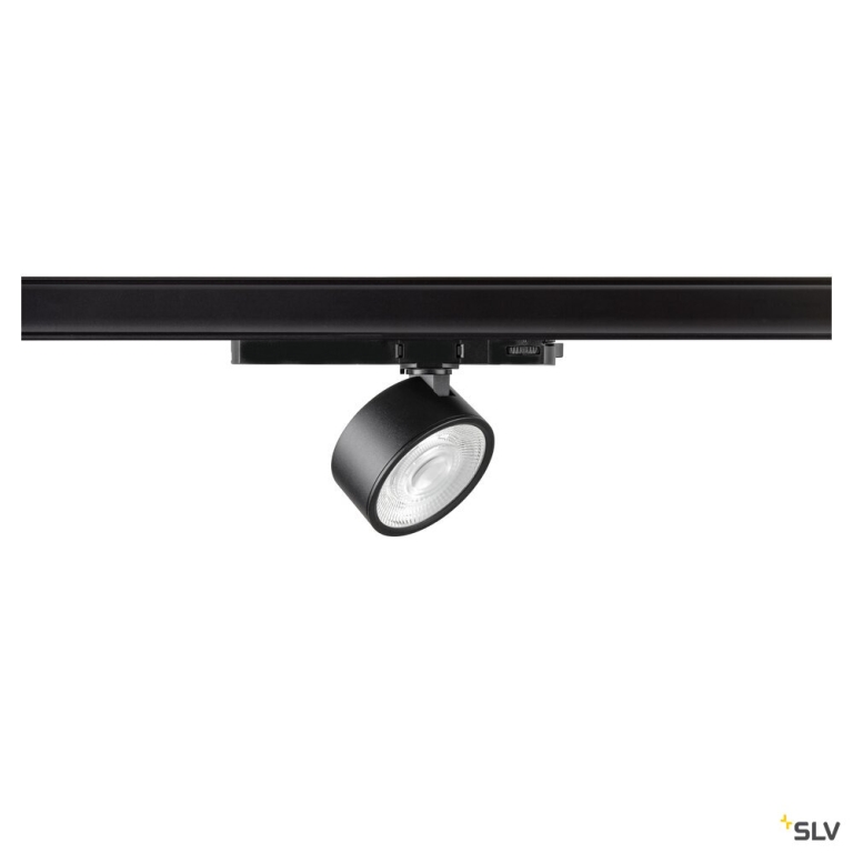 SLV KALU 2.0, 3~ Spot, PHASE, zylindrisch, 3000 K, 10 W, 36°, schwarz
