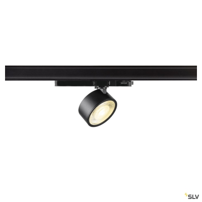 SLV KALU 2.0, 3~ Spot, PHASE, zylindrisch, 3000 K, 10 W, 36°, schwarz