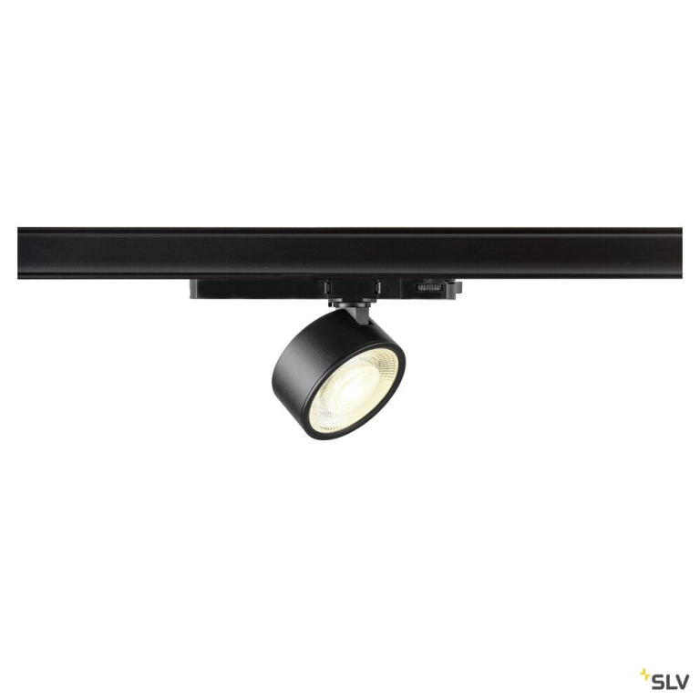 SLV KALU 2.0, 3~ Spot, PHASE, zylindrisch, 4000 K, 10 W, 36°, schwarz